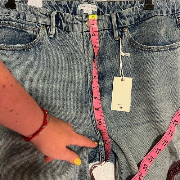 GOOD AMERICAN High Rise Jeans Size 15 NWT - Picture 11 of 16